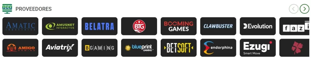 Proveedores de software en brazino777 casino